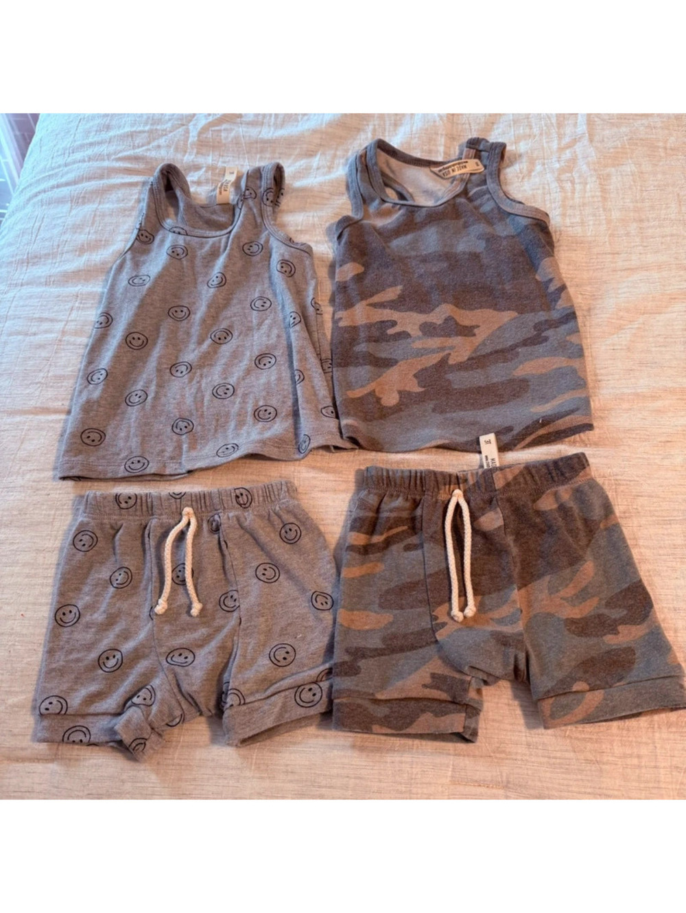 Childhoods clothing rib knit tank and short bundle